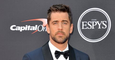 Aaron Rodgers on the ESPYS red carpet