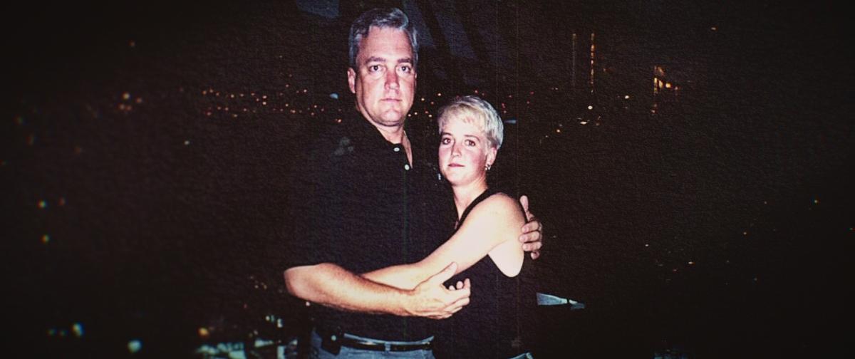 Amy Bradley with her dad