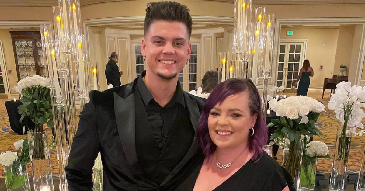 Tyler Baltierra and Catelynn Lowell Baltierra pose for a photo together.