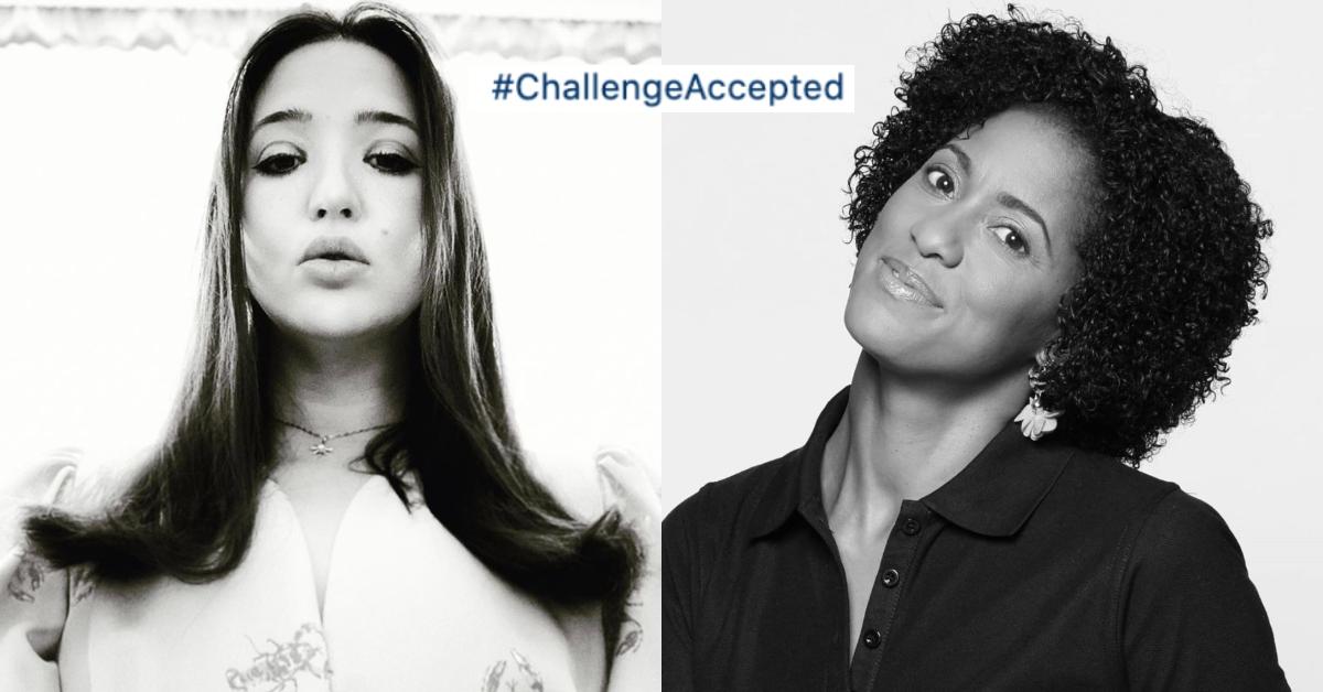 Challenge Accepted' on Instagram: Black and White Selfies for