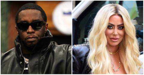 (l-r): Diddy and Aubrey O'Day