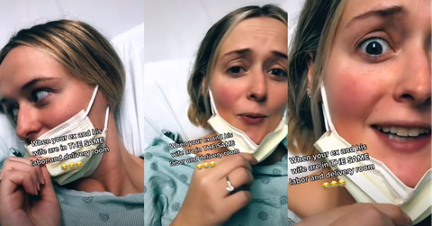 TikTok-er labor room same as ex