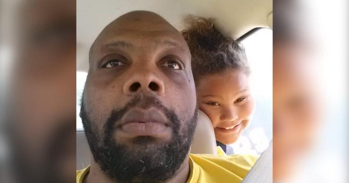 (l-r): Audi Crooks's father, Jimmie Crooks, and Audi Crooks