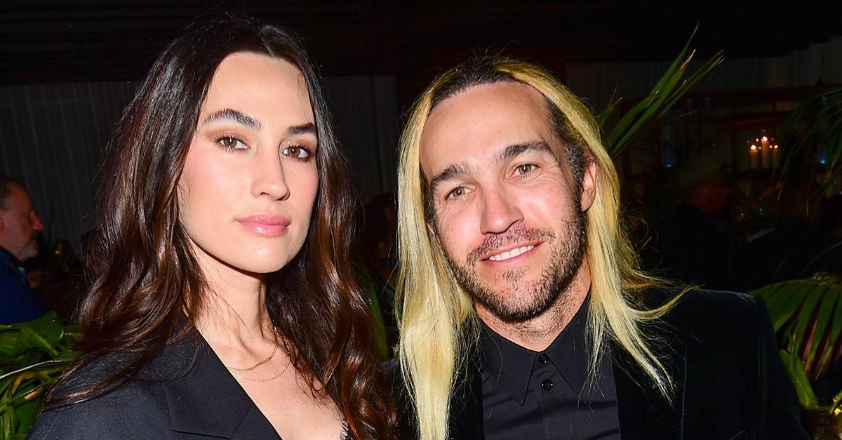 (l-r) Meagan Camper and Pete Wentz in 2022