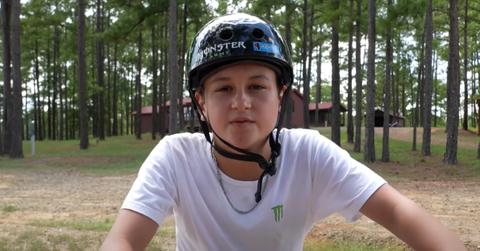 Hudon Deegan back on the bike.