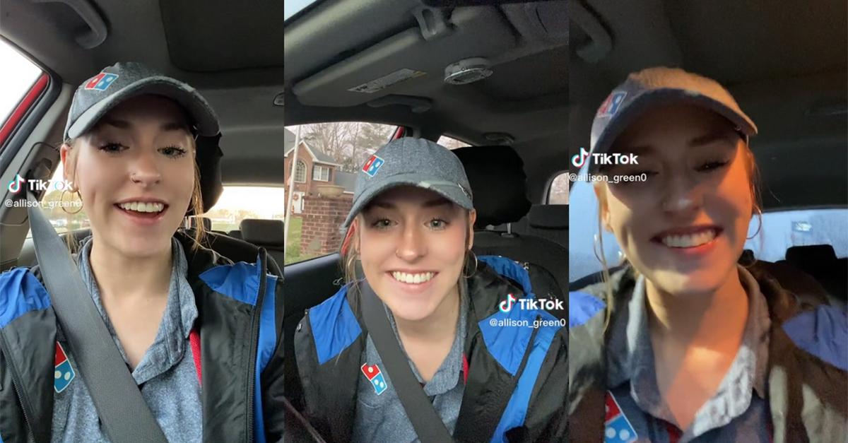 A Domino's Pizza Delivery Driver Shared What She Made in Tips Over One(02)