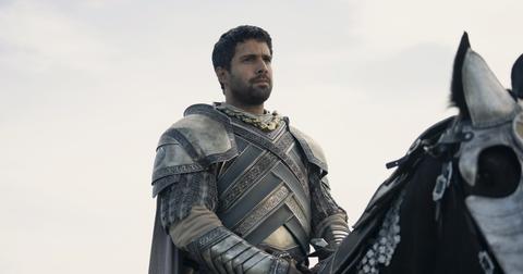 Ser Criston Cole on horseback in House of the Dragon