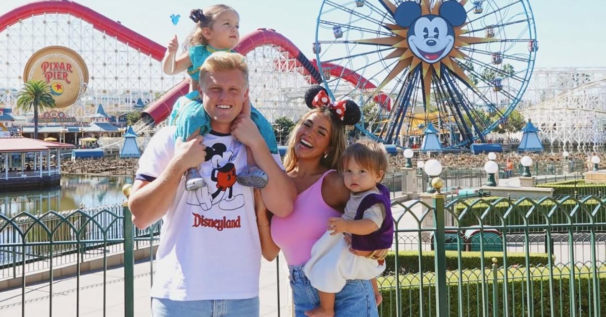 Jen and Zac Affleck with their kids at Disney