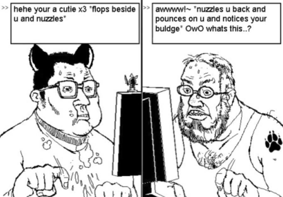 The "*notices bulge* what's this?" meme.