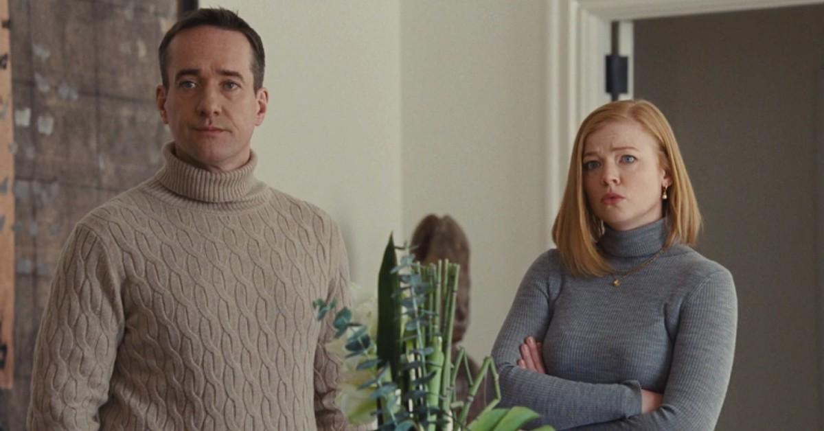 Matthew Macfadyen and Sarah Snook in 'Succession'