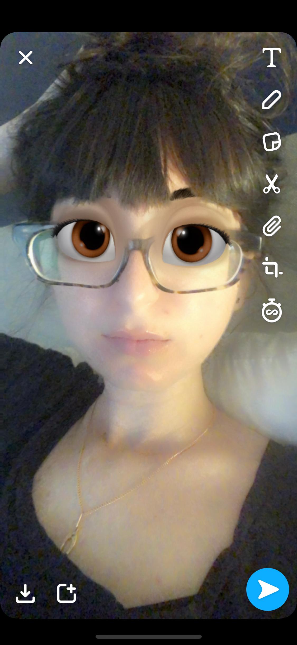 snapchat cartoon face