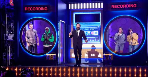 Celebrities in the Doombox in an episode of 'That's My Jam'