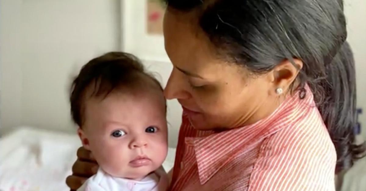 Kristen Welker with her daughter