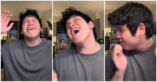 (l-r): Clinton Kane singing and dancing