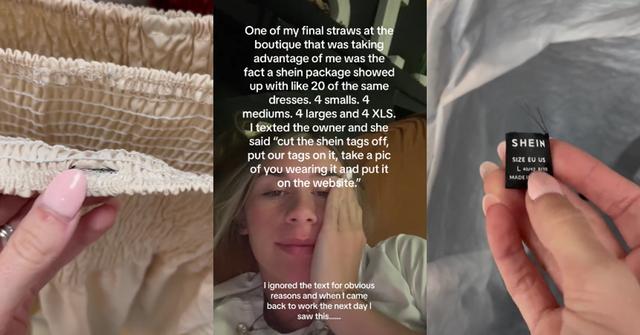 Boutique Cuts off Shein Tags, Re-Sells Item Ex-worker Claims