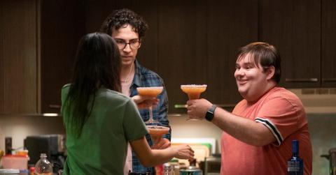 Sue Ann Pien as Violet, Rick Glassman as Jack, and Albert Rutecki as Harrison in 'As We See It'