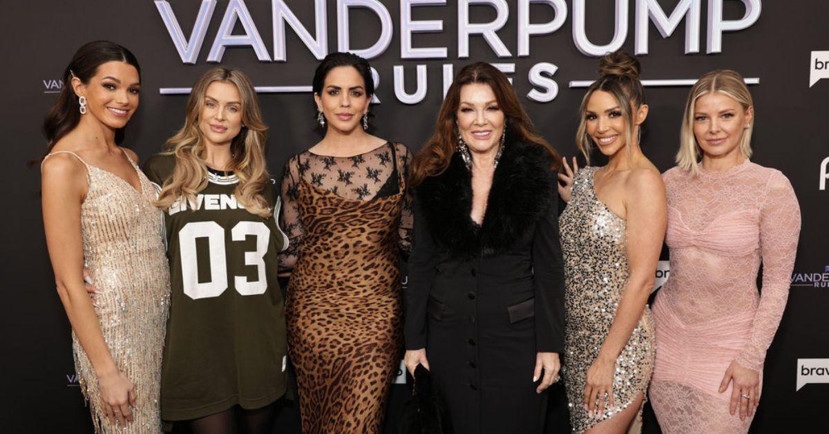 Ally Lewber, Lala Kent, Katie Maloney, Lisa Vanderpump, Scheana Shay, and Ariana Madix