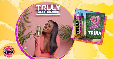 We Tried Truly x JaNa Craig No Shade, Just Tea Hard Seltzer