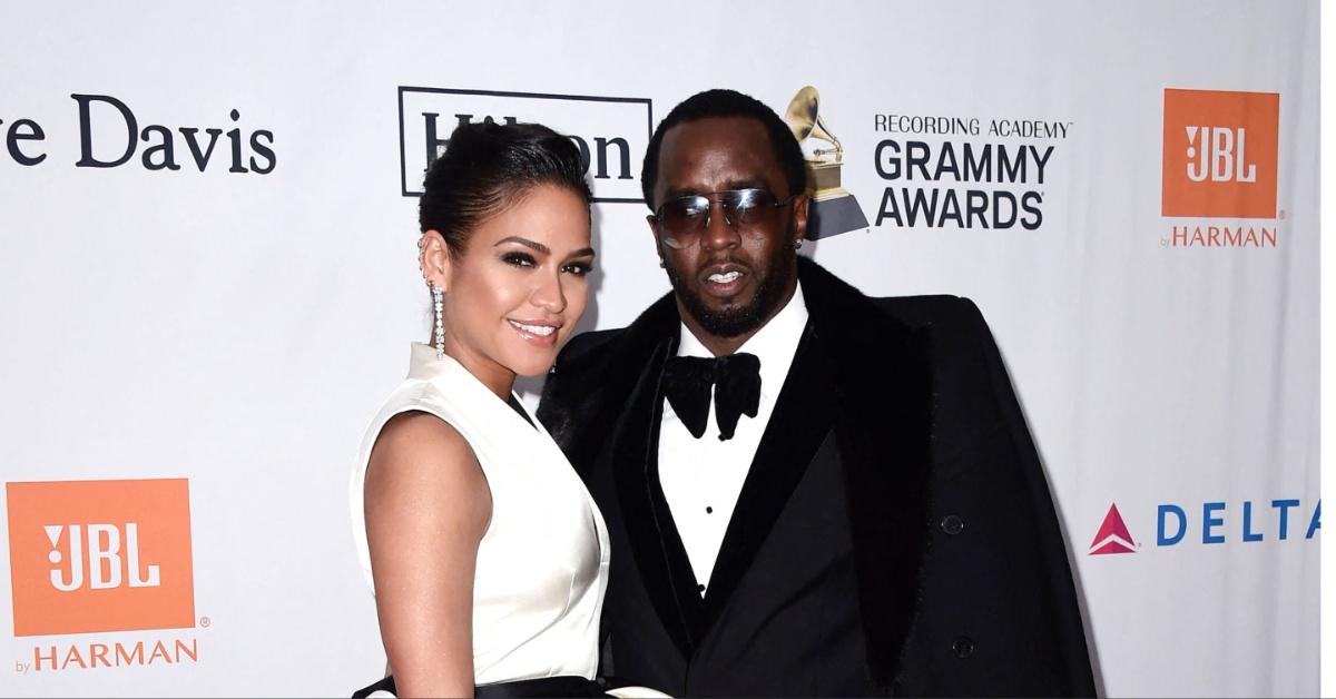 Cassie and Sean "Diddy" Combs at the Pre-Grammy Gala in 2018.