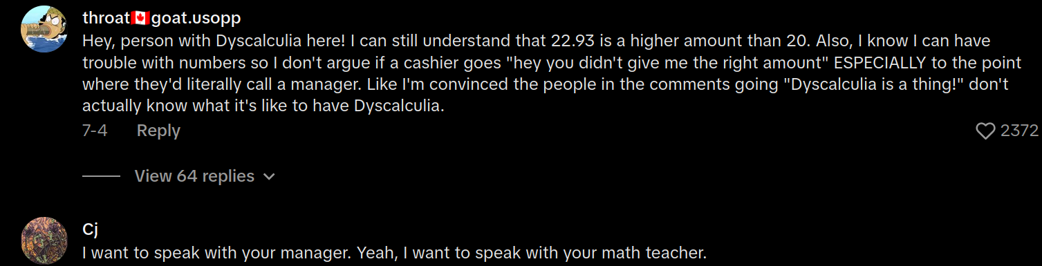 woman doesnt understand total transaction
