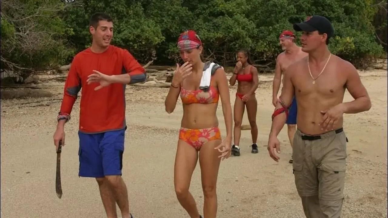 Rob C., Amber, and Boston Rob in 'Survivor: All Stars'