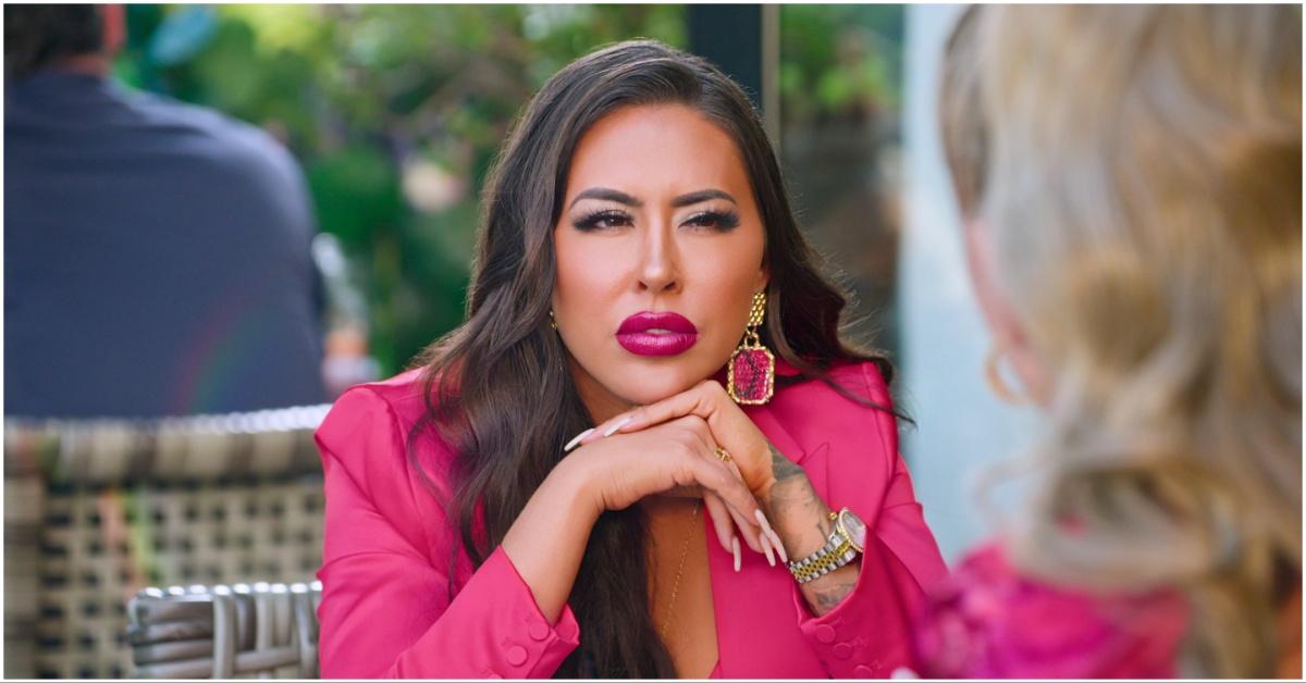 Kayla Cardona of Netflix's Selling OC making an awful face