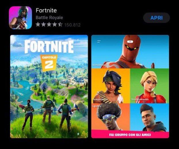 fortnite app store leak