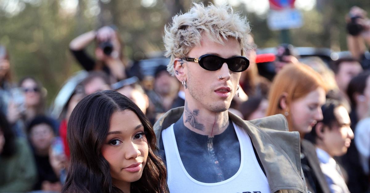 Cassie and her father, MGK