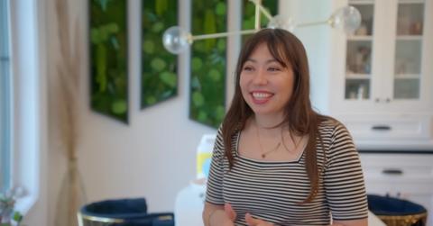 Ann talks to Ariana in Ariana and Tom's house on Vanderpump Rules