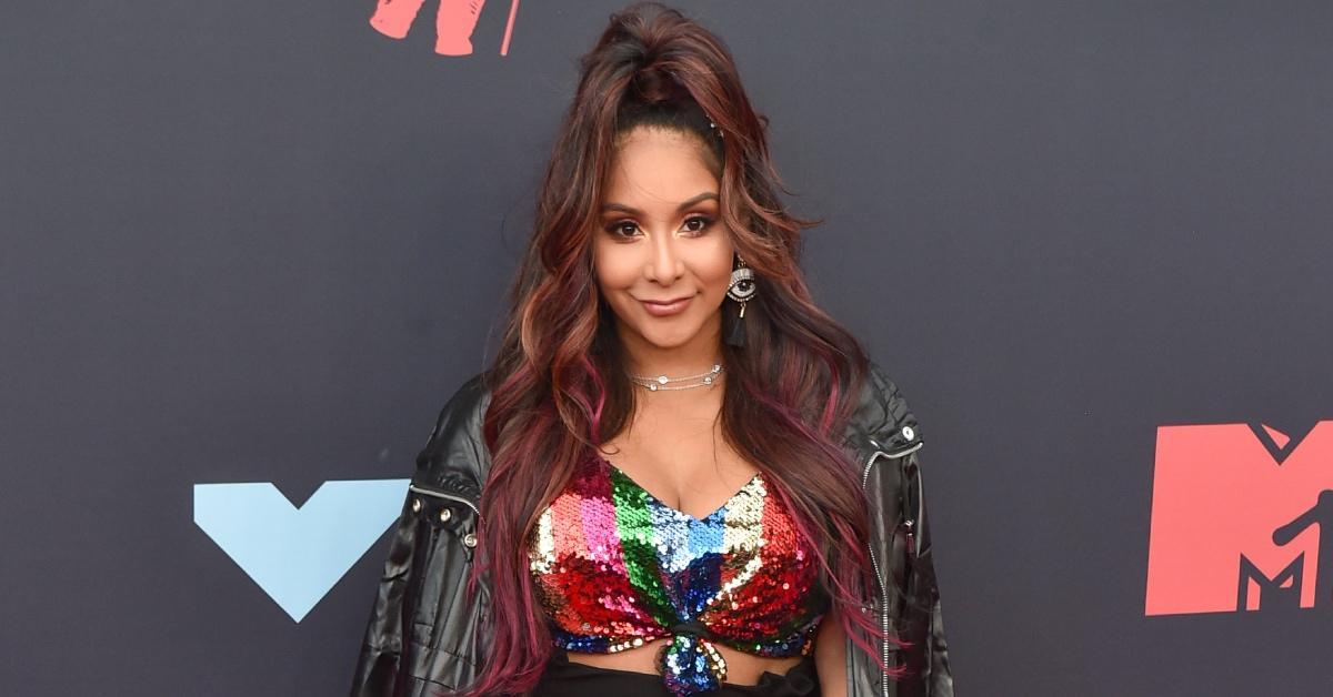 Nicole 'Snookie' Polizzi attends the 2019 MTV Video Music Awards red carpet.