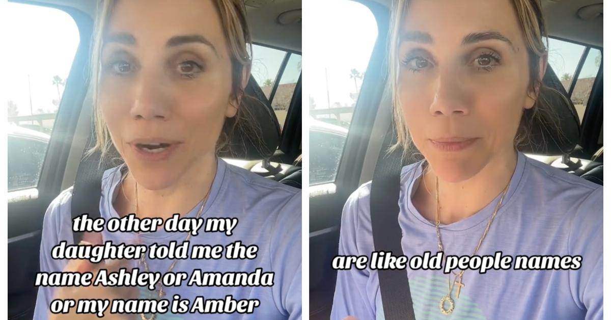 tiktok millennial names like ashley, amber, amanda now old people names