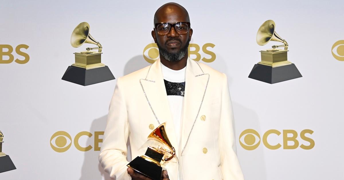 DJ Black Coffee poses in the winners photo room during the 64th Annual GRAMMY Awards on April 3, 2022