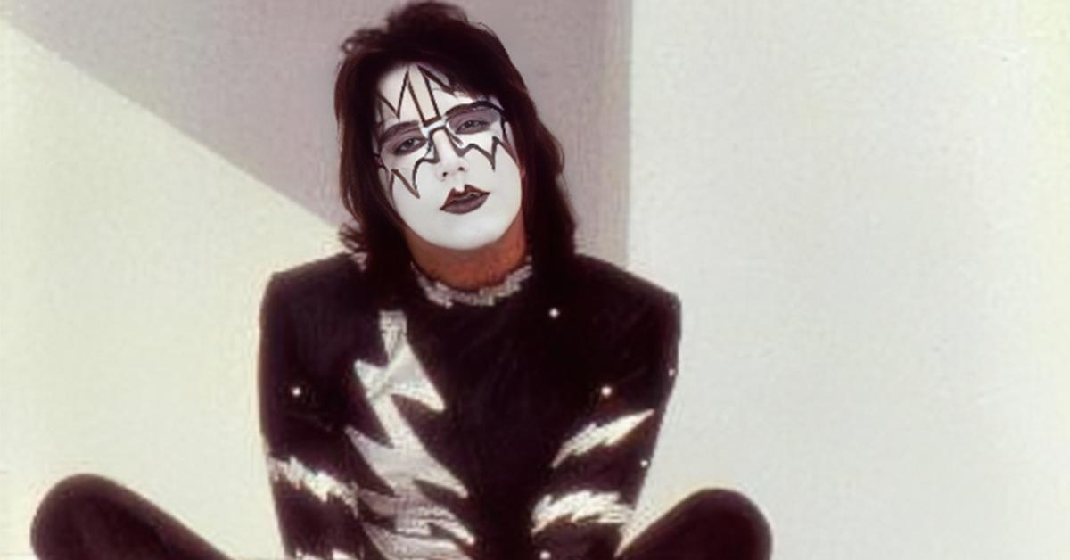 Ace in his Kiss makeup in 1981.