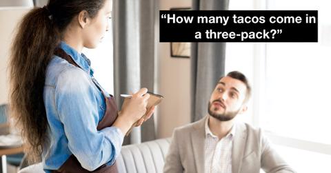 diner stupid questions fee