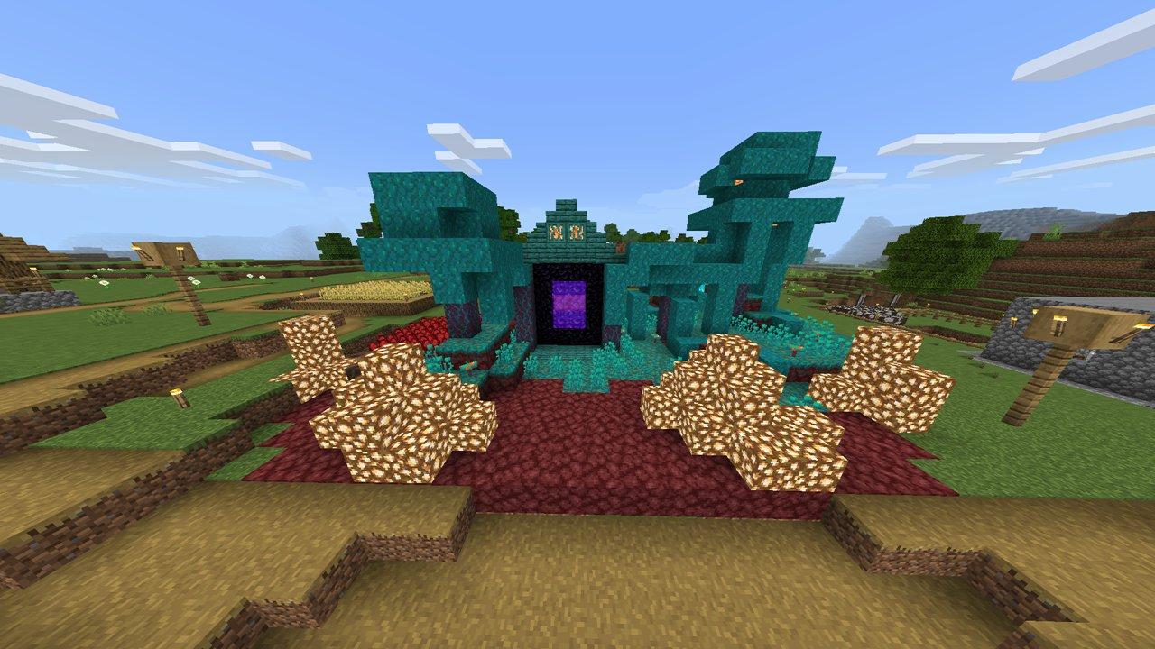 How to Make a Nether Portal and an End Portal in 'Minecraft