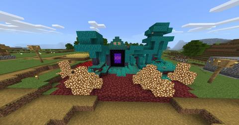 A Nether Portal in 'Minecraft'