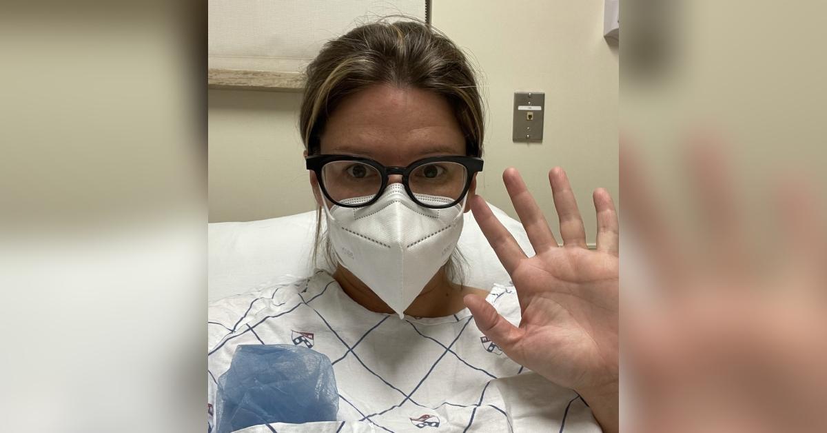 Kasie Hunt before brain surgery in October 2021.