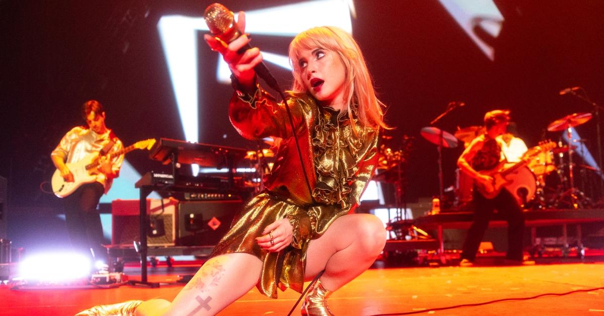 Hayley Williams of Paramore performs at the "This Is Why" Tour at the Kia Forum on July 20, 2023.