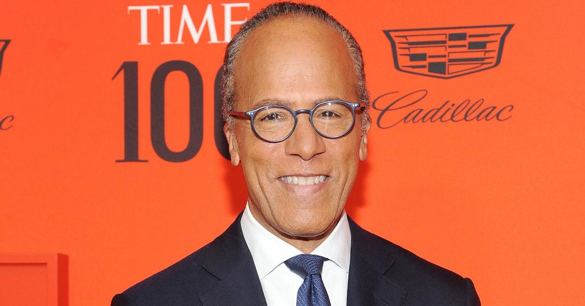 Lester Holt at 2019 Time 100 Gala