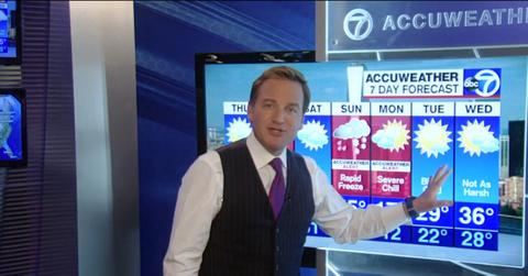 Lee Goldberg delivers the weather