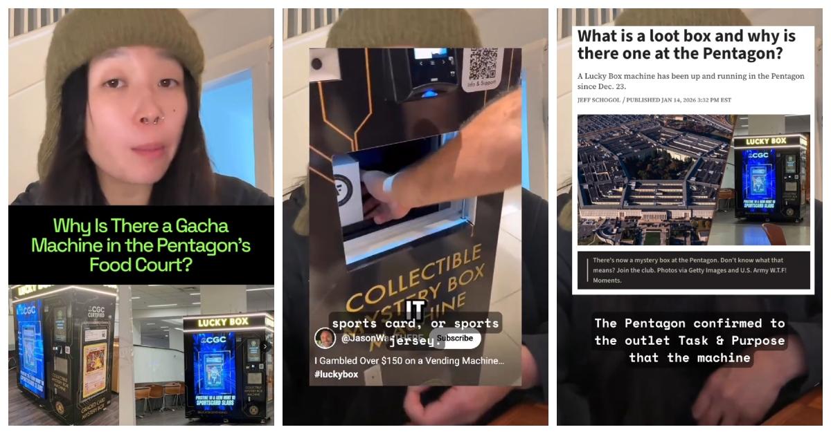 Pentagon Reportedly Installed Pokémon Vending Machines