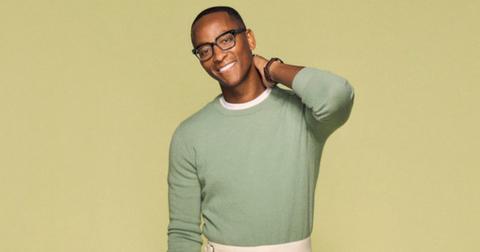 Nicholas "Nick" Arrington wears a light green sweater and cream-colored pants for his official 'Summer House: MV' Season 2 portrait.