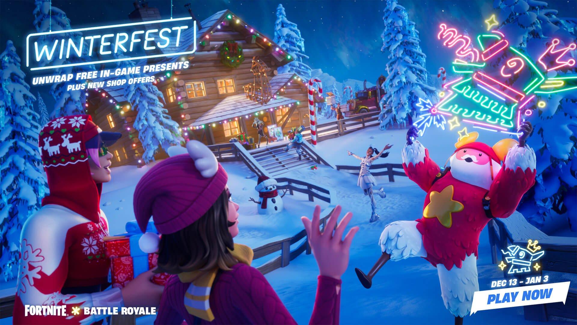 Winterfest in 'Fortnite'