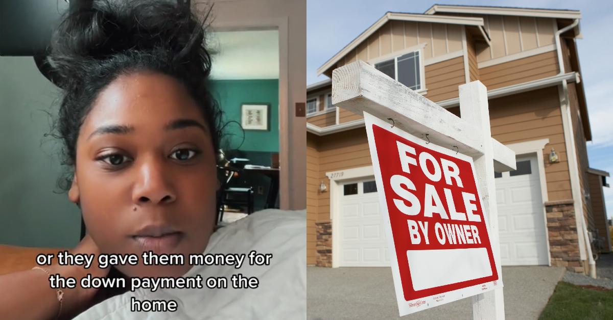 People love saying that they bought a house when their parents bought it for them