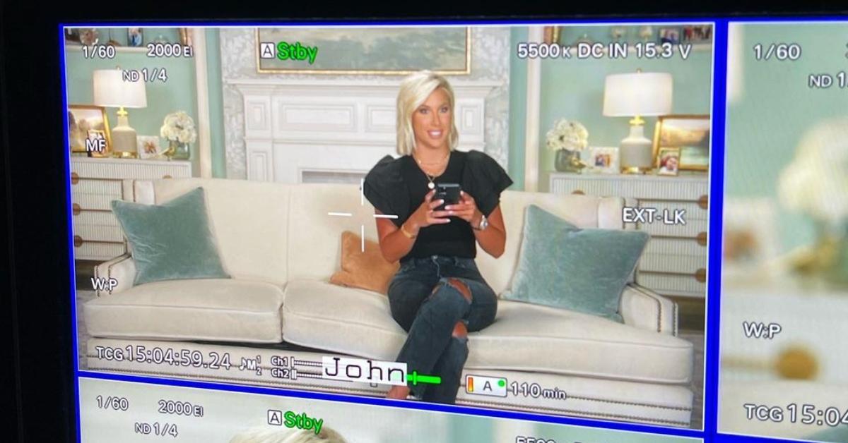 Savannah Chrisley filming 'Chrisley Knows Best'