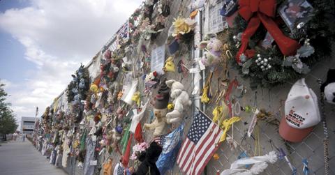 Tributes at the Oklahoma City Bombing
