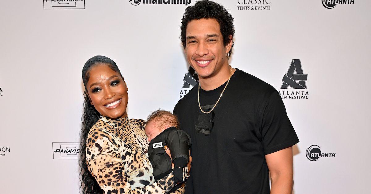 Keke Palmer, Darius Jackson, and their son attend the "Big Boss" Closing Night Screening during the 2023 Atlanta Film Festival on April 29, 2023