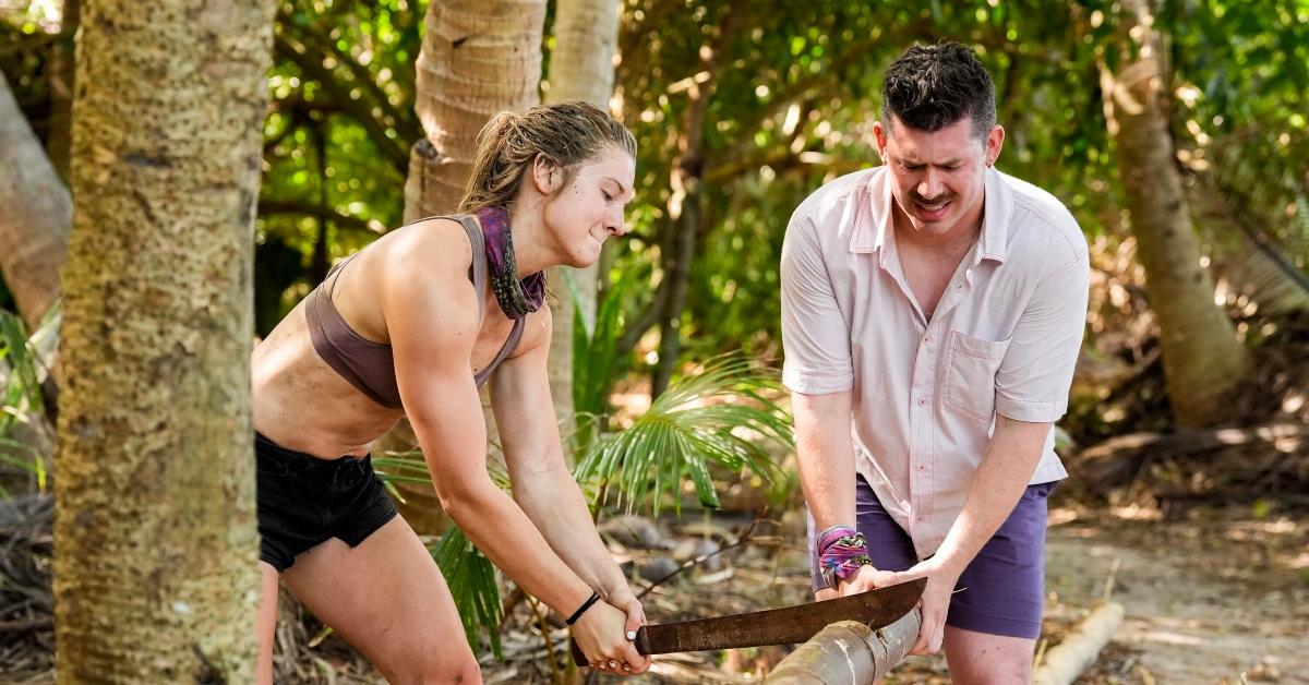 Eva Erickson and Thomas Krottinger compete on 'Survivor 48'