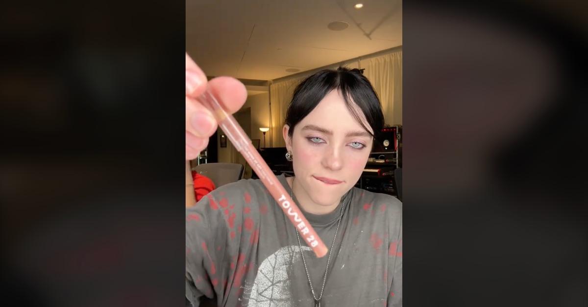 Every product Billie Eilish used in her makeup tutorial.