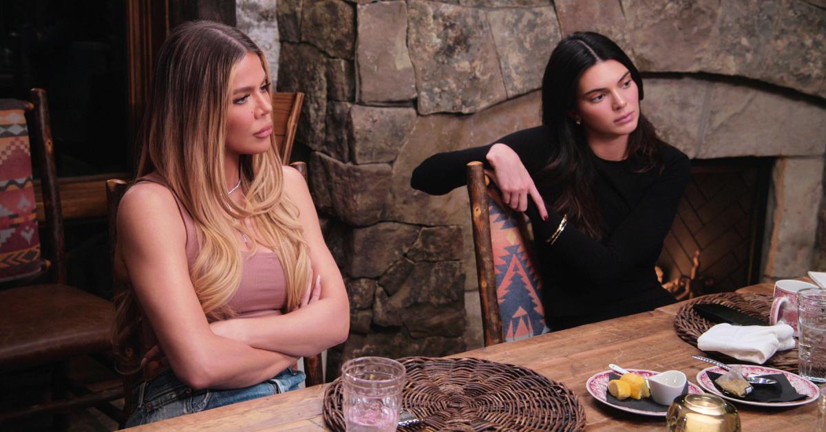 Khloé and Kendall sit and listen to Kris share details about her tumor in Season 5, Episode 7 of 'The Bear.'